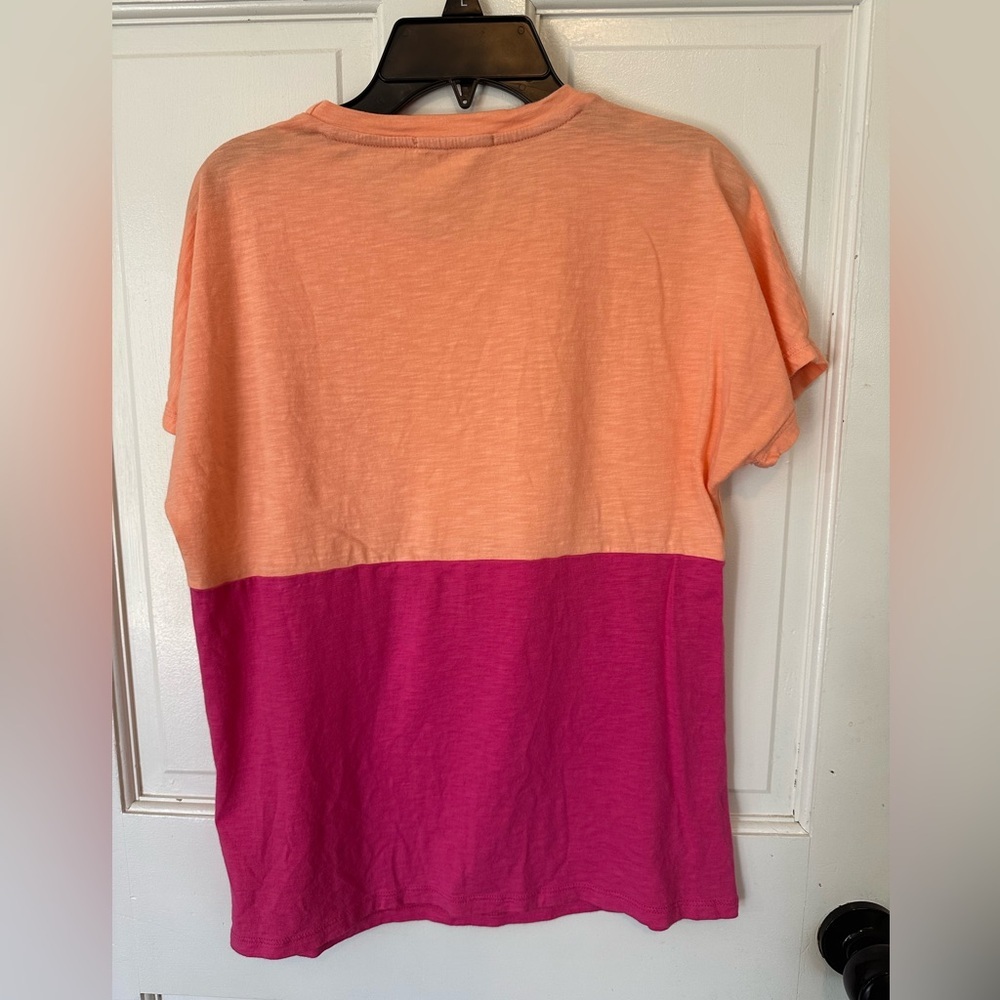 Marine Layer Size XSMALL Caitlyn‎ Tee in Papaya
Punch/Lilac Rose - Picture 7 of 12